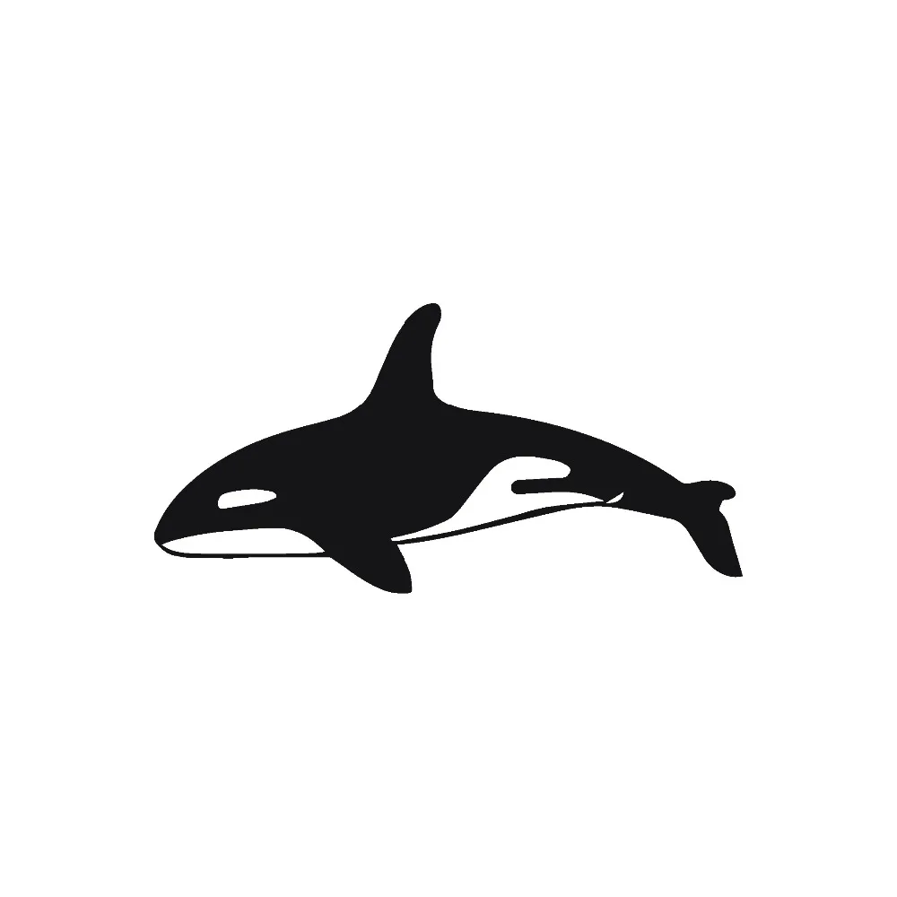 Tangcredy 15 2*7 5 см Orca Killer Whale Fish Виниловая Наклейка Автомобильные наклейки с животными