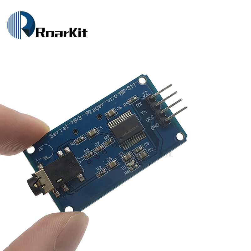 Последовательный модуль музыкального MP3 плеера YX5300 UART для Arduino AVR ARM PIC CF Micro SD SDHC