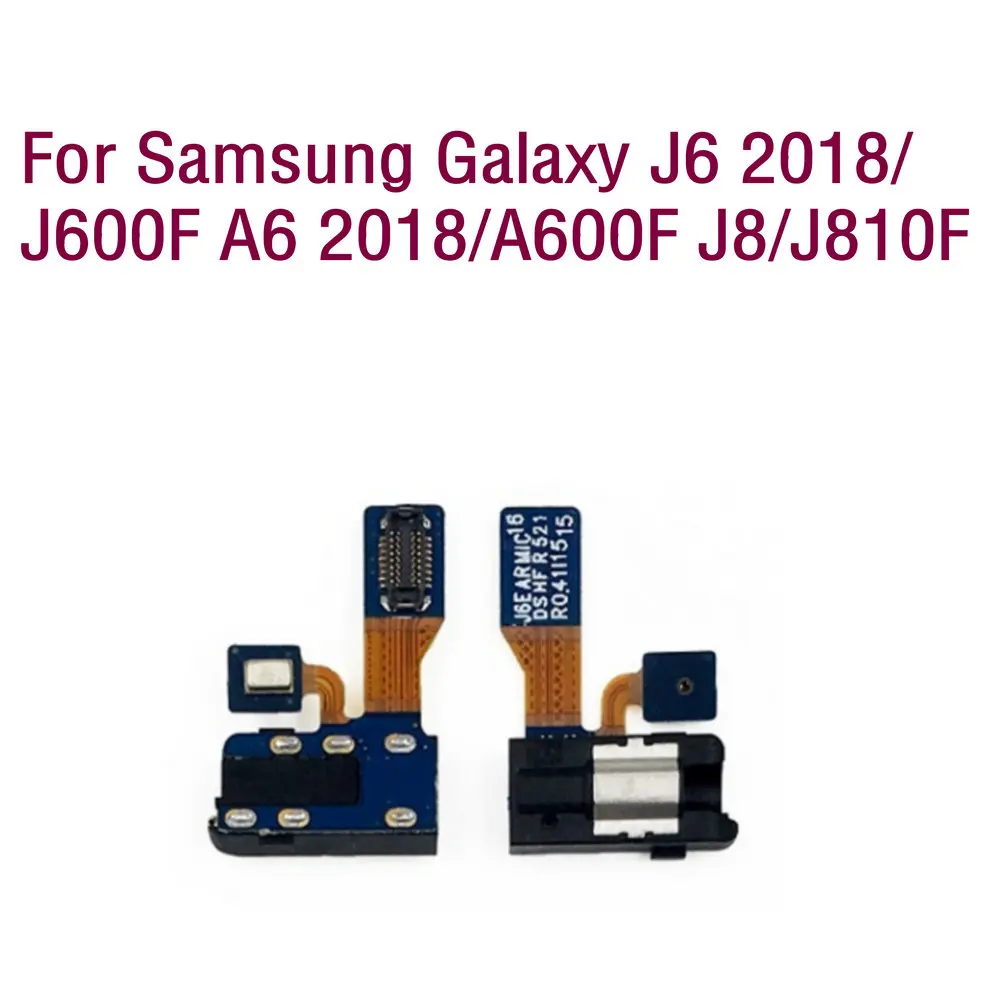 Новый разъем для наушников Аудио Микрофон гибкий кабель аудио Samsung Galaxy J6 2018/J600F A6