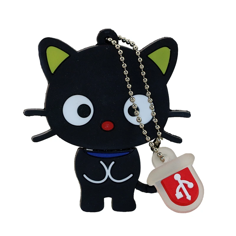 USB флеш-накопитель с животным пингвином, кошкой, флеш-накопитель с мультипликационным рисунком, мультипликационная корова, 8 ГБ, 16 ГБ, 32 ГБ, 64 ГБ, 128 ГБ, USB 2,0, флеш-карта памяти