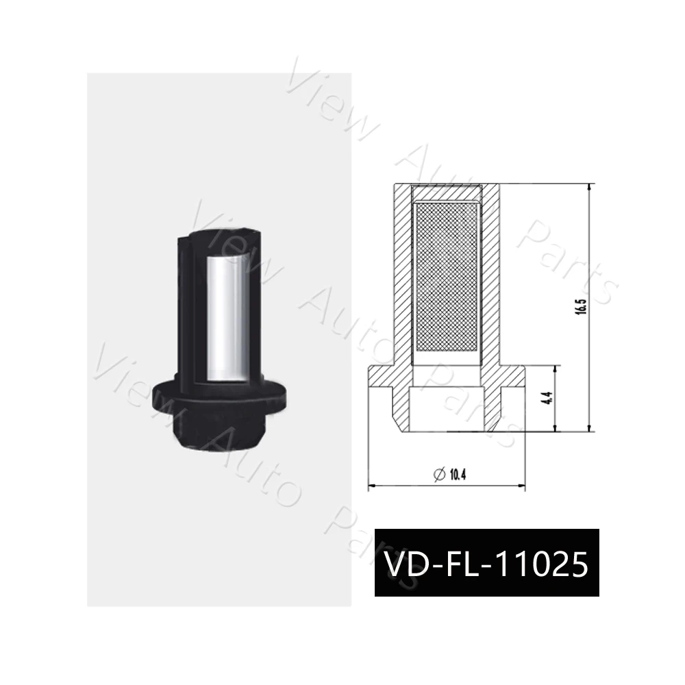 10 шт. топливный инжектор микро Корзина Фильтр высшего качества ремонт инжектора