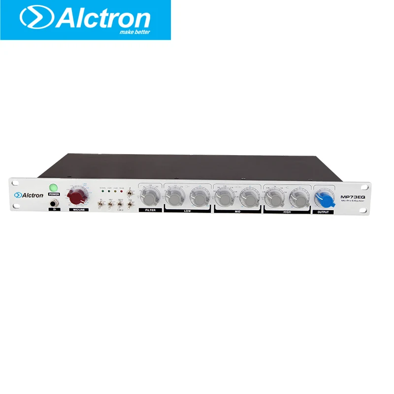 Alctron MP73EQ высокого класса микрофон/инструмент предусилитель и эквалайзер pro MIC/line