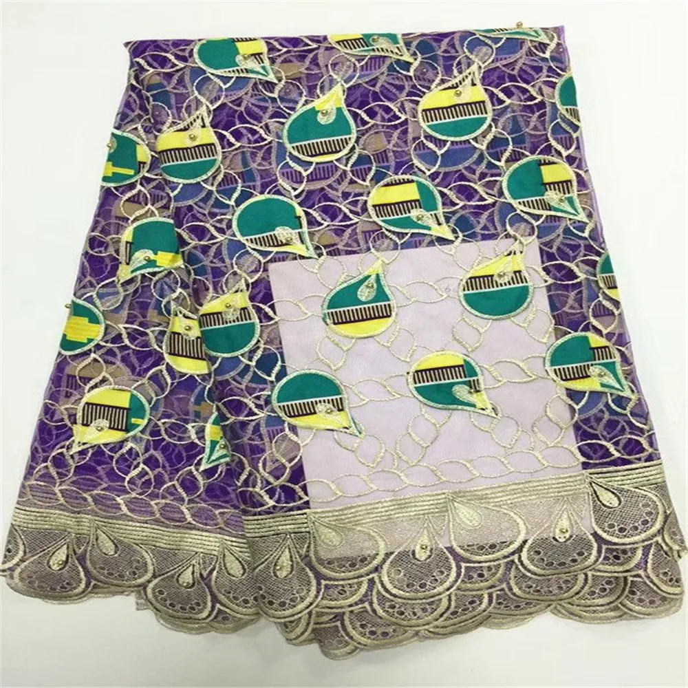 2017 Последние Французский в нигерийском стиле шнуровка Ткань Высокое качество