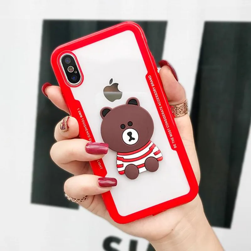 Honor 8 lite чехол для Huawei P8 2017 P20 Модный милый мультяшный медведь телефона P10 Plus