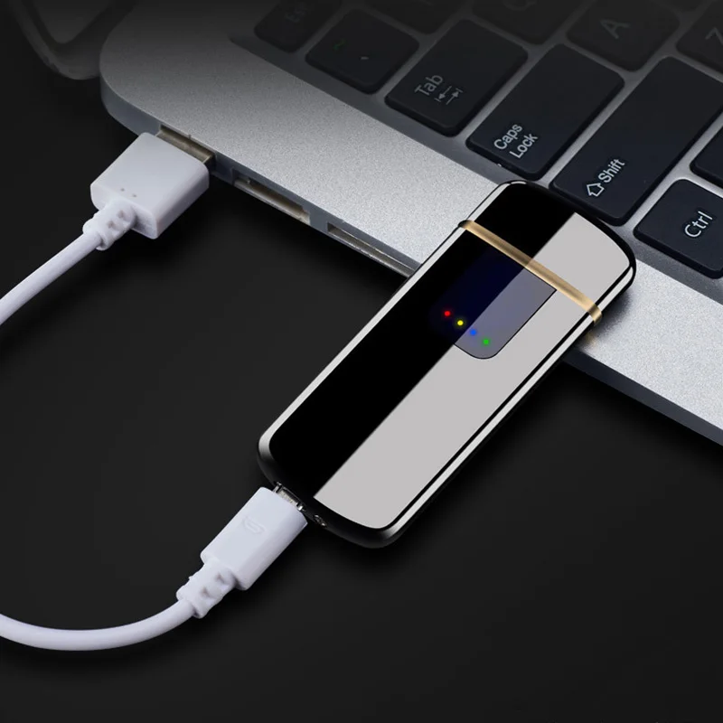 USB Зажигалка сенсорный выключатель зажигалка сигареты для курения электронная