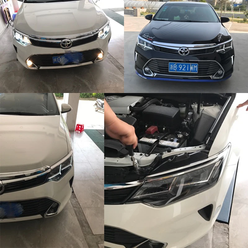 Для Toyota Camry головной свет лампы светильник s сборки LED DRL HID ксеноновый 2014 2015 год