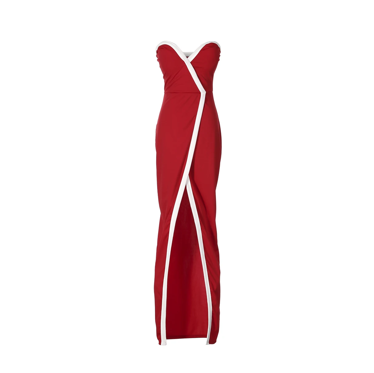 New Women Summer Off Shouder Strapless Slit Dress Slim Elegant Ladies Long Beach Maxi | Женская одежда