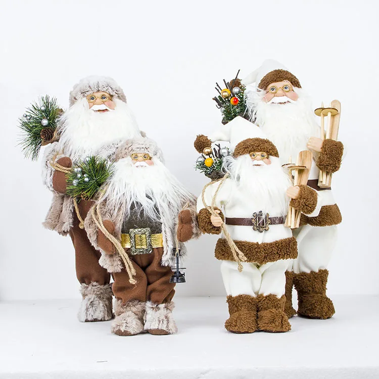 Decoracion Navidad Arvore De Natal рождественские украшения милый Санта Клаус Снеговик