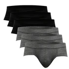 Трусы мужские из модала, нижнее белье с заниженной талией, размеры XL XXL XXXL