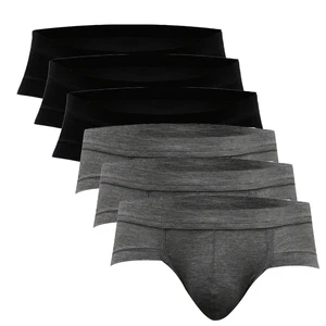 Трусы мужские из модала, нижнее белье с заниженной талией, размеры XL XXL XXXL