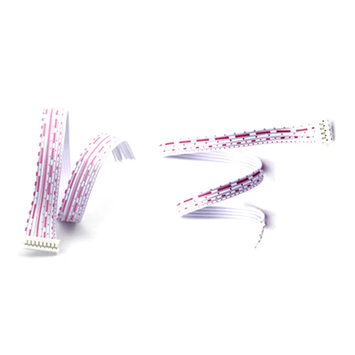 

100Pcs 40cm Single PH2.0 Header 8P 9P 10P AWG26 Red White Wire Cable