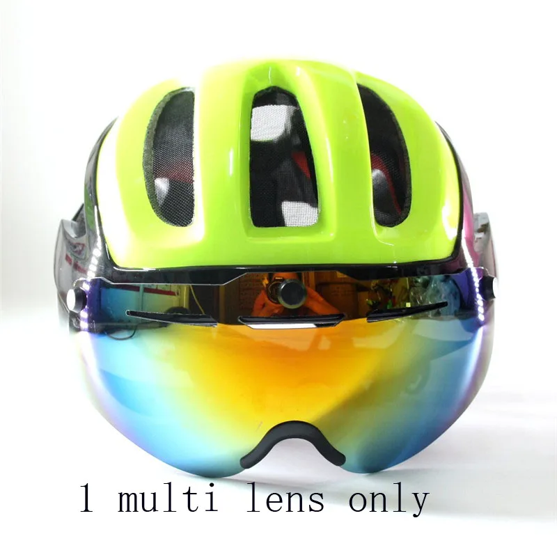 sw gn multi lens Scohiro, велосипедный шлем, 3 линзы, козырек, солнцезащитные очки, MTB, горная дорога, велосипедный шлем, шлем, Cascos, Ciclismo, велосипедный шлем для взрослых - Цвет: sw gn multi lens