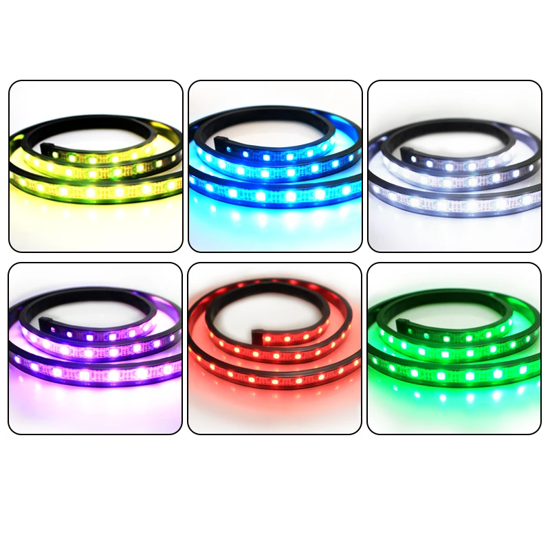 1 м USB Светодиодные ленты светильник WS 2812 60led 60IC встроенный контроллер Сменные