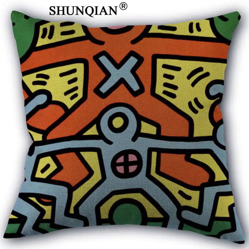 pillow case WJY421 Кит Харинг Подушка Чехол с принтом с птицами для маленьких девочек наволочки кровать для дома Cojines по индивидуальному заказу - Цвет: pillow case