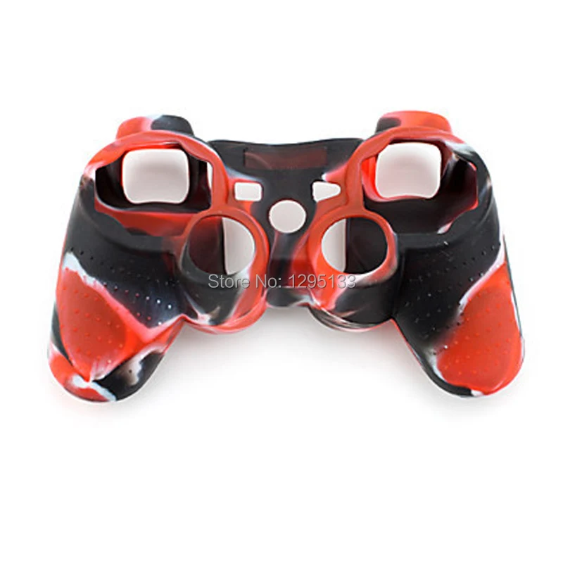Камуфляжный Силиконовый чехол кожного покрова для PS3 Playstation 3 контроллер Dualshock