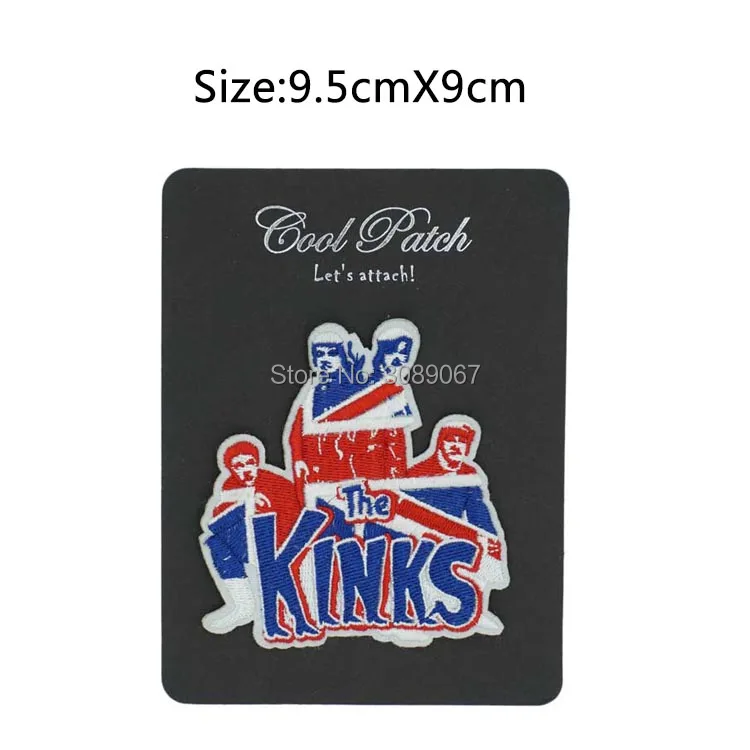The Kinks Британское вторжение английская искусственная железная нашивка для