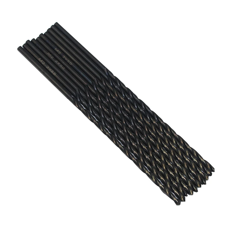 M2 2*85 60PCS high speed steel full grinding twist drill stainless bit 2.0mm metal | Инструменты