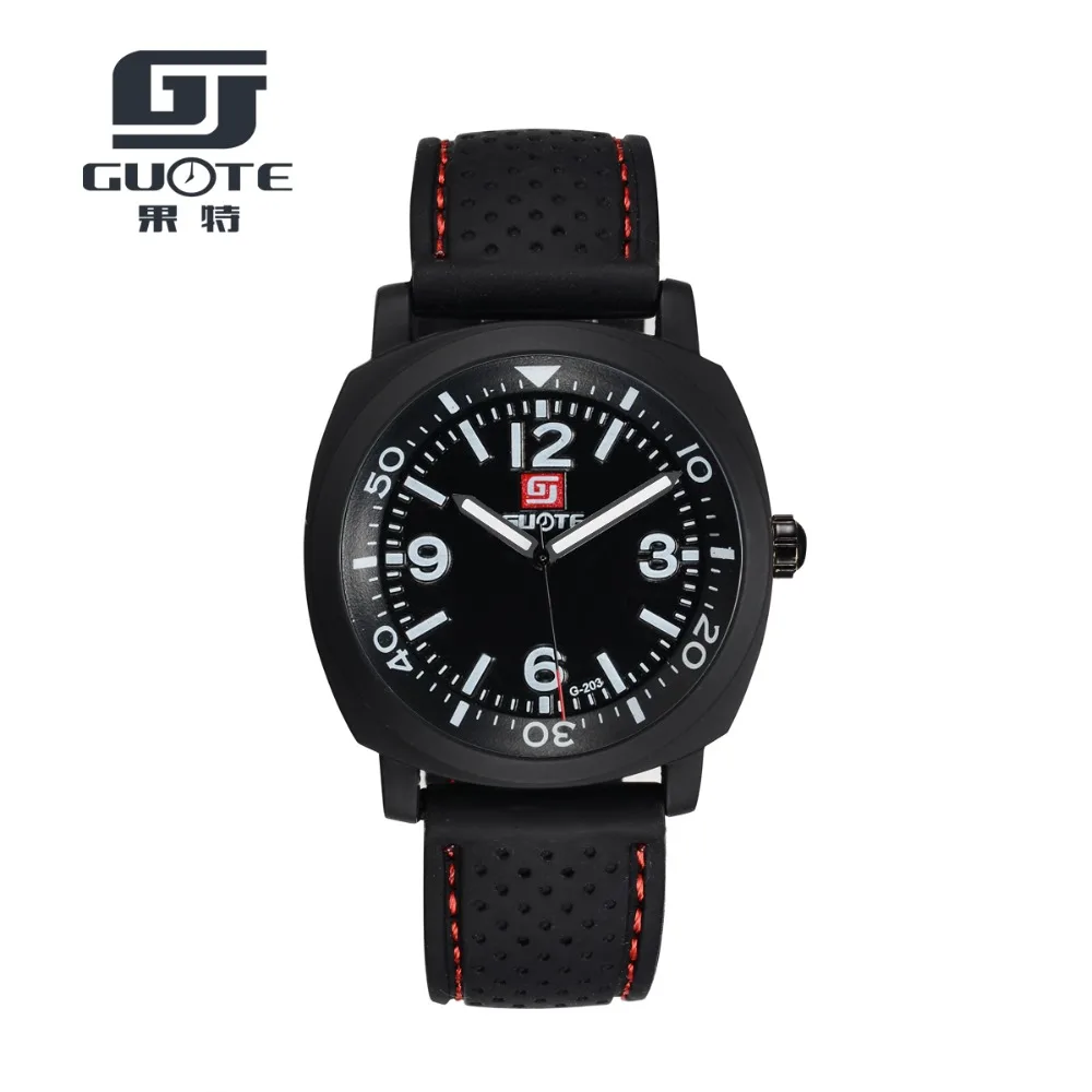 2018 Одежда высшего качества летчик Авиатор Армия Силиконовые часы Для мужчин