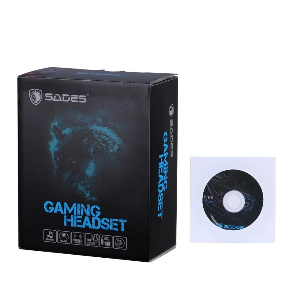 Наушники 7.1 наушники для компьютера Sades SA-901 SA901 игровые наушники 7.1 объемный звук гарнитура с Дистанционного Управления микрофоном шумоподавлением для компьютера пк