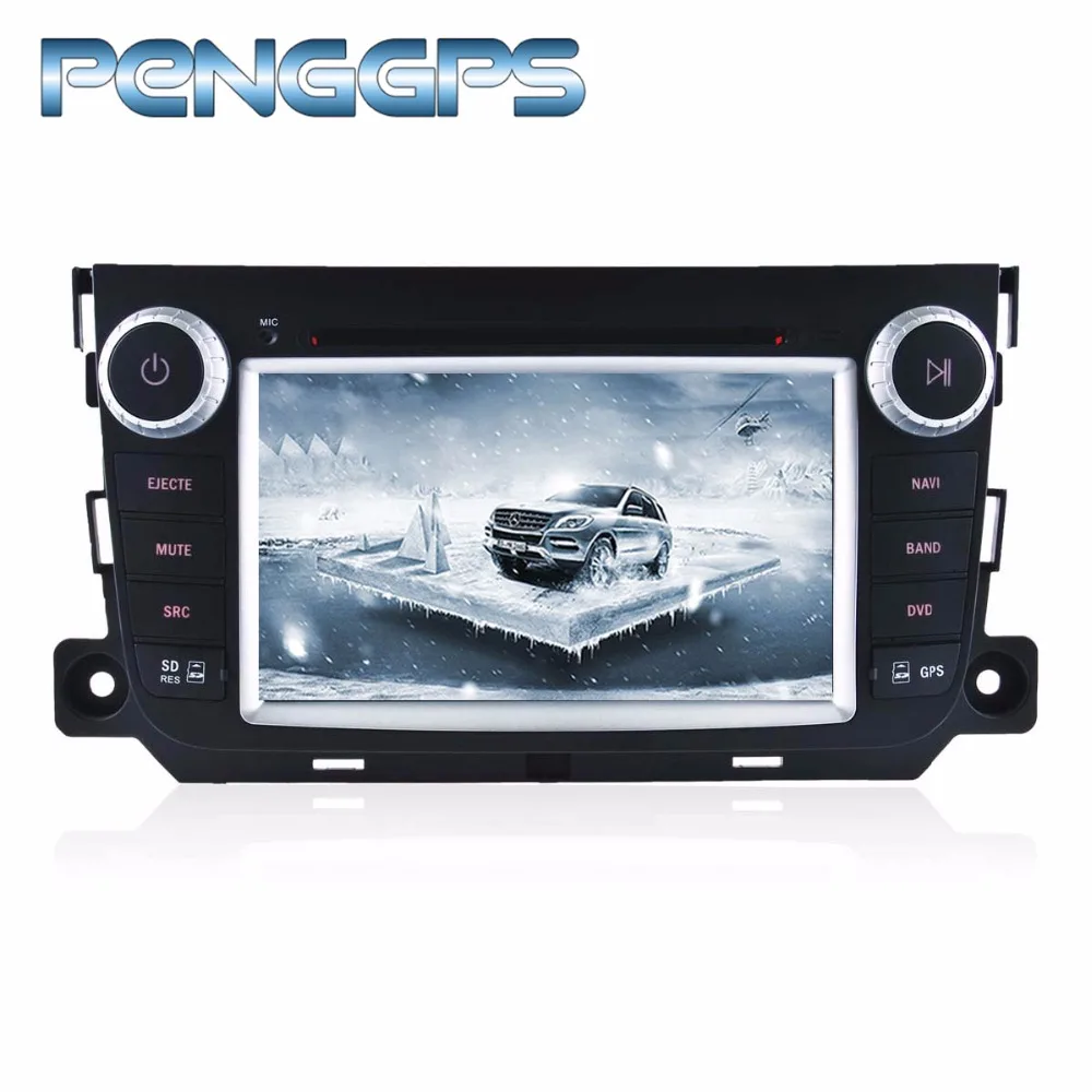 Восьмиядерный CD DVD плеер 2 Din стерео Android 9 0 автомобильное радио для Smart Fortwo 2012 2016 GPS