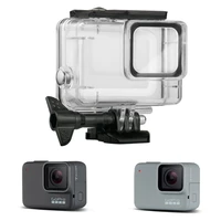 newest waterproof case for gopro hero 7 whitesilver edition camera with gopro 7 mount accessories protective housing box 45m