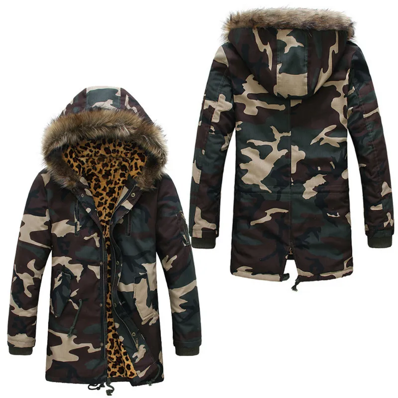 Parkas 2018 New Winter Camouflage Loose Coat Thicken In Warm Military Clothes Waterproof Snow Jackets Casual 2xl Free shipping | Мужская
