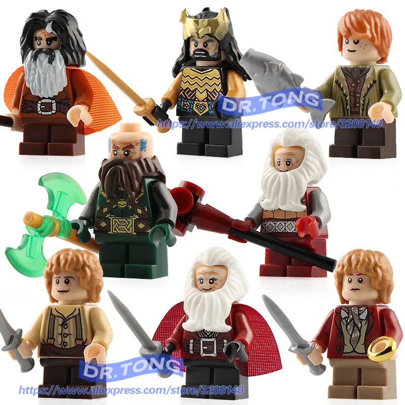 8 шт./лот PG8160 Samwise Gamgee Frodo Baggins Gandalf Radagast Saruman Beorn Властелин колец детские игрушки - Цвет: PG8150