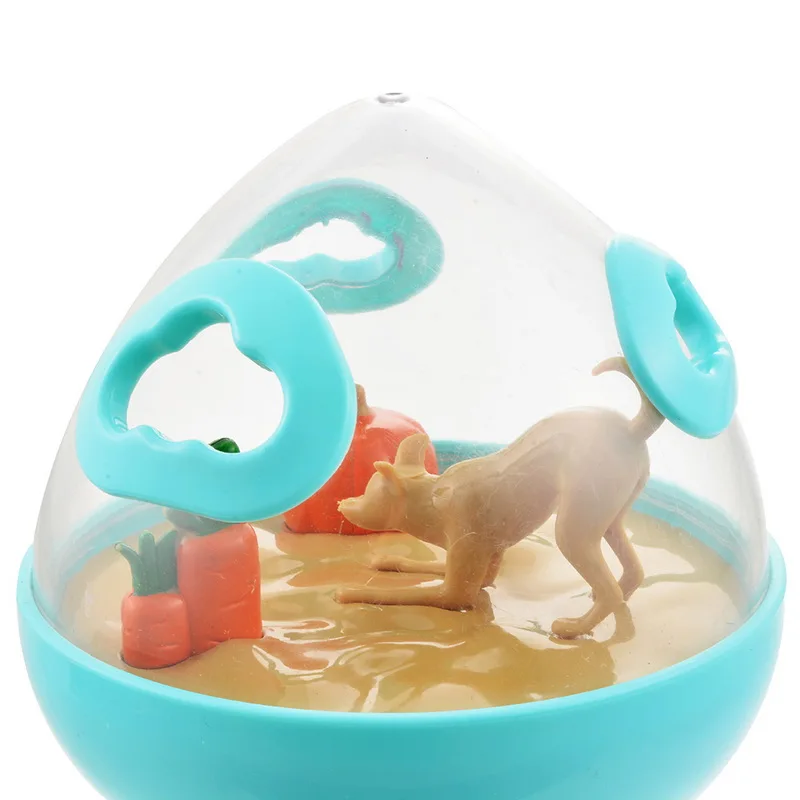 Высококачественный пластиковый массажер протекающий пищевой мяч для собак