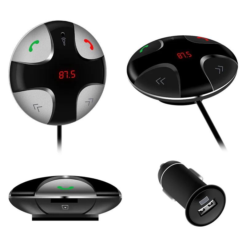 Fm передатчик модулятор автомобильный комплект bluetooth handfree car kit mp3-плеер аудио sd tf