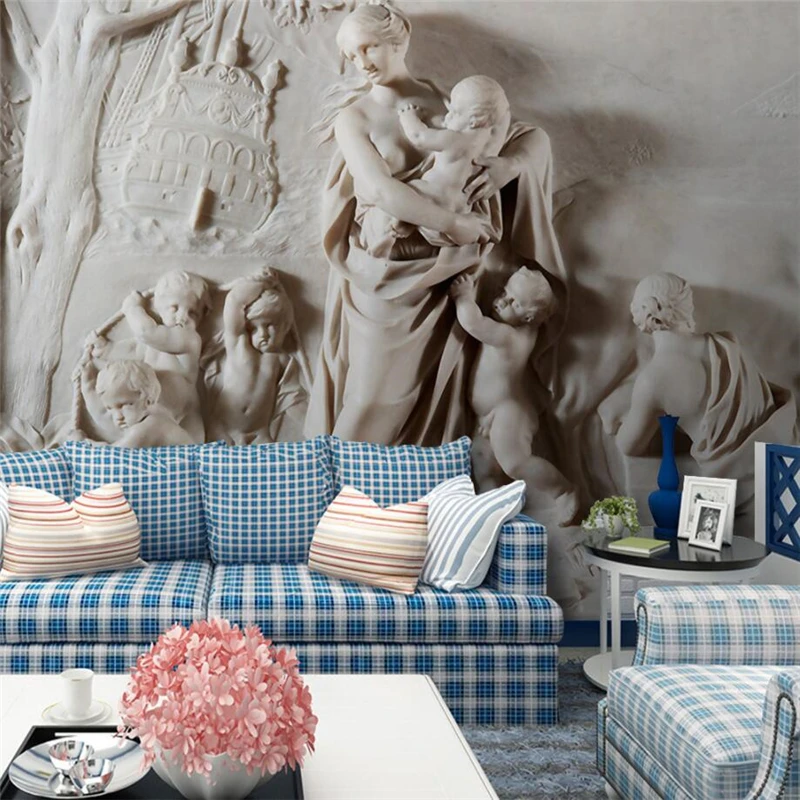 3d обои на заказ трехмерный рельефный фон для гостиной спальни ТВ | Обустройство