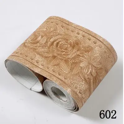 NO 05 Самоклеющиеся наклейки на стену из ПВХ, Европейский 3D тиснение, плинтус, наклейки, водостойкая плитка, плинтус, гостиная-11 - Цвет: NO 05