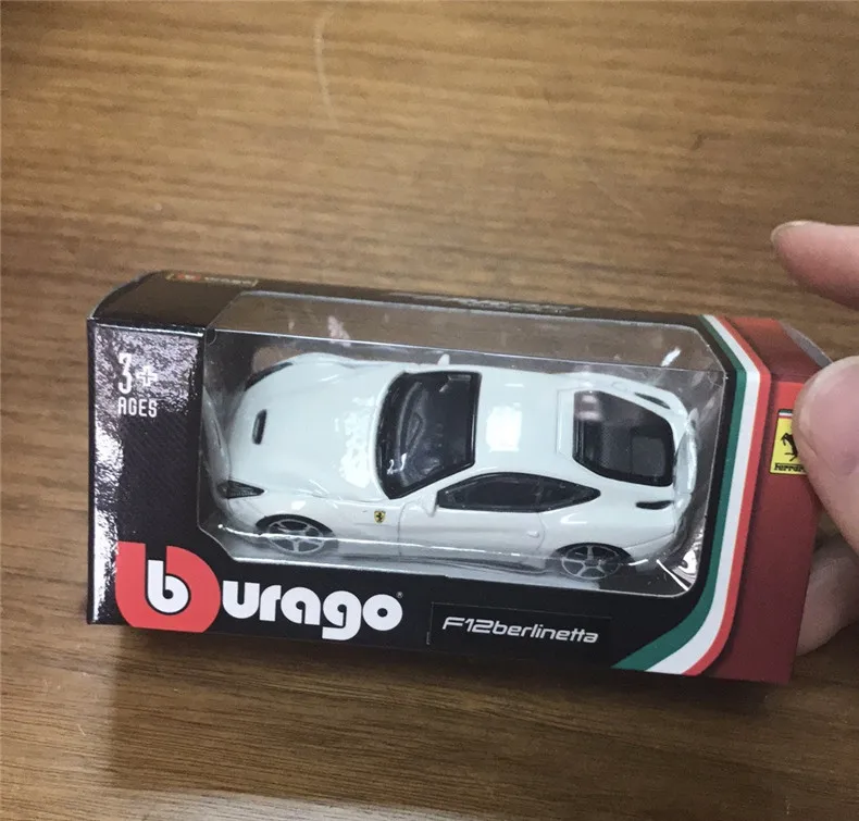 Burago 1: 64 1:43 литье под давлением автомобиля сплава мальчик ребенок автомобиль игрушки модель полный набор для ферраридала с оригинальной коробкой для детей подарок