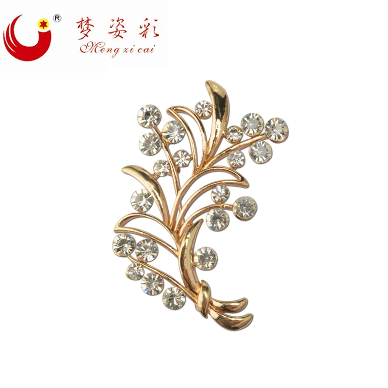 Новинка брошь со стразами для женщин золотые эмалированные булавки и женские