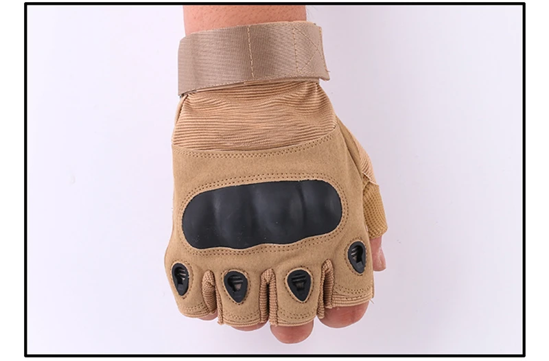 Half Finger Work Tactical Gloves Army Shooting Airsoft Bicycle Motorcross Cycling MTB GEL Combat Knuckle Protective Gloves