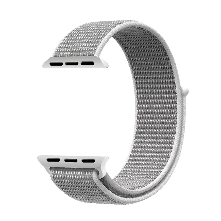 Seashell Спортивный ремешок-петля для apple watch band 4 3 iwatch band 44 мм 40 мм correa apple watch 4 браслет-липучка 42 мм 38 мм аксессуары - Цвет ремешка: Seashell