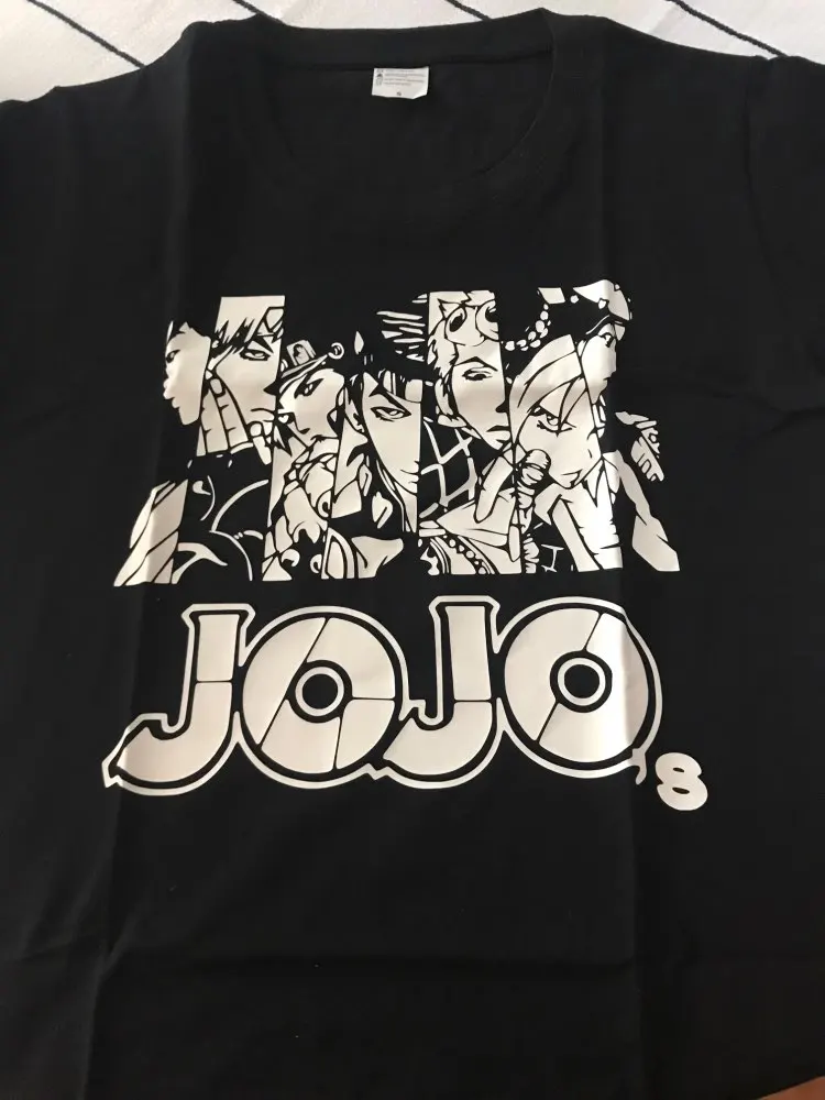 Горячая Распродажа летние JoJo приключения Джоджо рубашка небеса двери аниме Dio