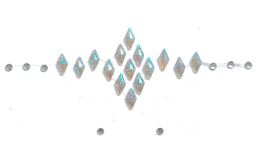 Акриловая полимерная мозаика, наклейка Bindi ручной работы в богемном и этническом стиле, украшение для лица и глаз, украшение на лоб, наклейка - Цвет: 31