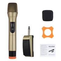 uhf handheld wireless microphone mic system 48 channels for karaoke speech home entertainment
