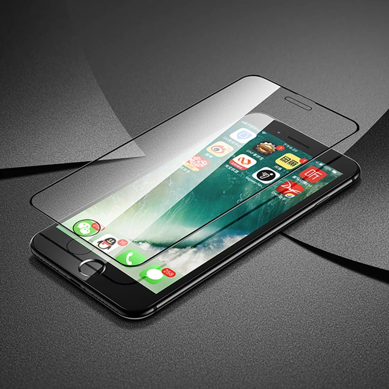 Soultz Новое 6D маленькое стекло для iPhone 7 8 Plus закаленное Apple iPhone7 i7P i8P защитная пленка