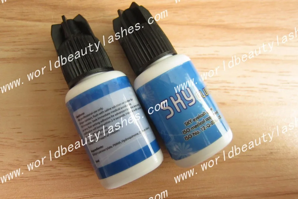 5pcs/LOT Kroea False Eyelash extensions sky s+ Glue adhesive Super strong Long Lasting 35 days | Красота и здоровье