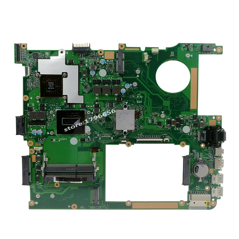 N751JX материнская плата для ноутбука ASUS N751JX N751JK N751J N751J тест оригинальная материнская плата LVDS/EDP I7-4720HQ GTX950M-4G