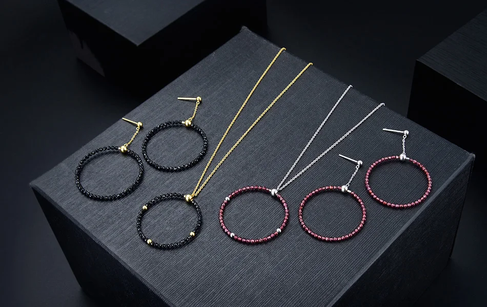 ORSA JEWELS, Настоящее серебро 925, натуральный камень, Женские Висячие серьги, висячие серьги из серебра 925 пробы, новинка, хорошее ювелирное изделие, SE154