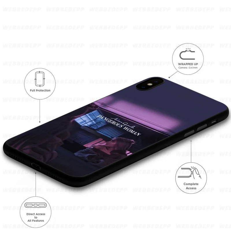 WEBBEDEPP Ariana Grande сексуальный мягкий силиконовый чехол для iPhone 11 Pro Xr Xs Max X или 10 8 7 6 6S