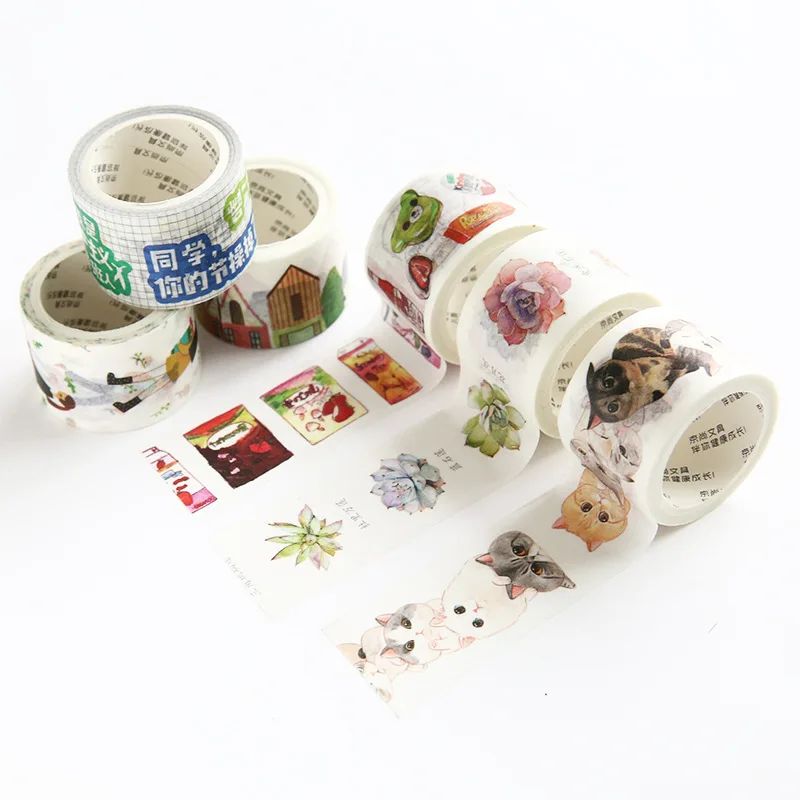 Декоративная лента для скрапбукинга канцелярская скрапбукинга|decorative washi tape|washi