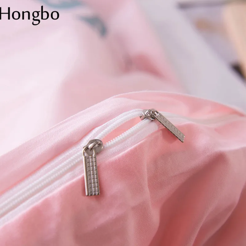 Комплект постельного белья Hongbo из сверхтонкого волокна с изображением