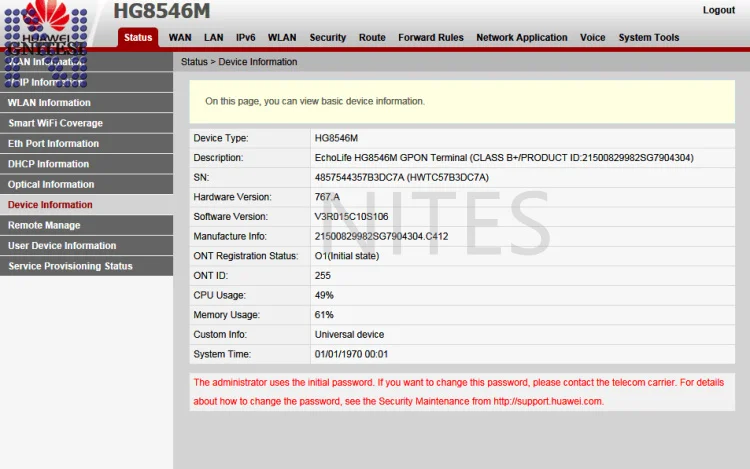 New100% H W GPON HG8546M с 1GE + 3 * FE 1 порт телефона wifi английская прошивка. С китайским