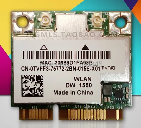 Оптовая продажа новая беспроводная карта Broadcom BCM94352HMB DW1550 Half Mini PCI-E 1/802 AC/b/g/n 2 4 ГГц/5