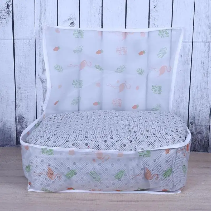 Storage Bag Flamingo Shape Quilt Home Clothes Quilt Pillow Blanket Travel Luggage Organizer Dampproof Sorting Bag New Useful Hot
