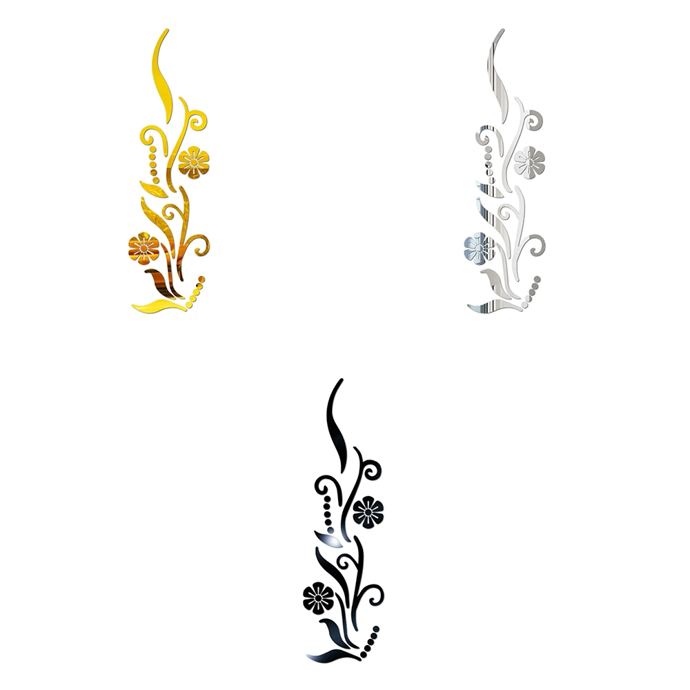 Высокое качество креативный Черный Золотой Серебряный стикер бабочка шаблон