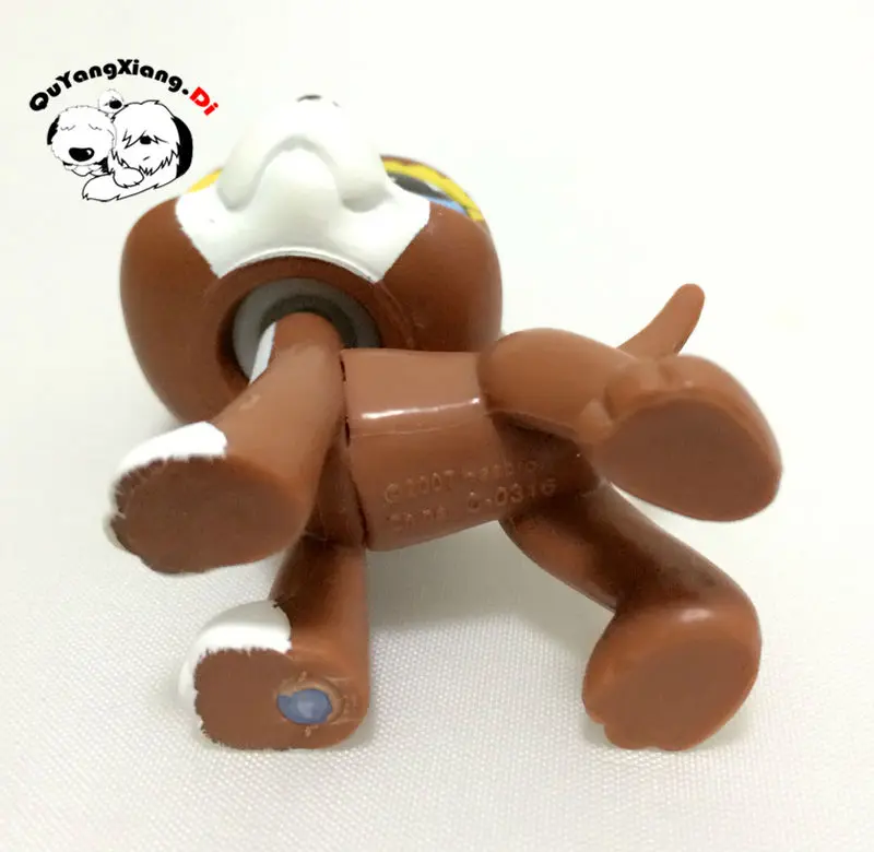 CWG041 Pet Shop фигурка животного коричневый и белый датский дог щенок бриллиантовые